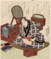 Danjuro Ichikawa VII in Zijn Garderobe