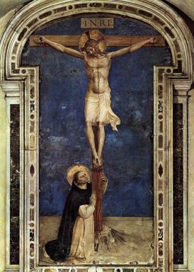 Saint Dominic Adoring The Crucifixion 1442