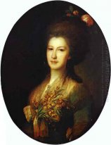 Porträtt av Countess Elizaveta Santi