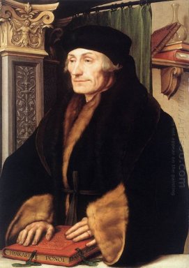 Portret van Erasmus Van Rotterdam 1523