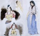 Marockanska kvinnor 1832
