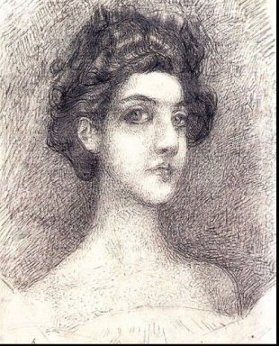 Ritratto di Nadezhda Zabela Vrubel 1904