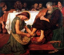 Jesus wäscht Petrus'' s Feet