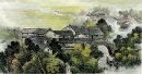 A chinese village - Chinese Painting