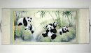 Pandas - Mounted - Chinese Painting