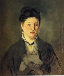 porträtt av Suzanne Manet 1870