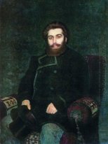 Portret van de kunstenaar Arkhip Kuindzhi 1877
