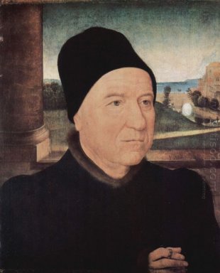 Óleo Retrato de um ancião