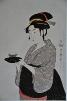 Stående av Naniwaya Okita 1793