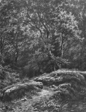 Pfad in den Wald 1871