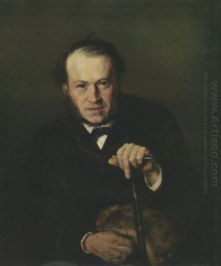 Porträt von Vasily Bezsonov 1869