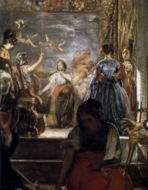 La Favola di Aracne (detail-2) c. 1657