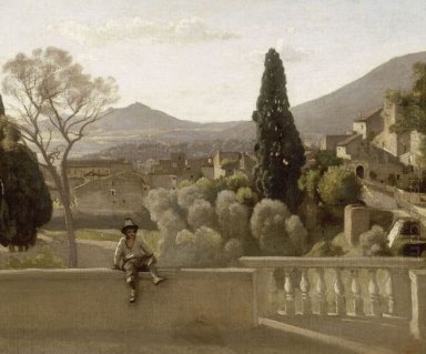 Los jardines de la Villa D Este Tivoli 1843