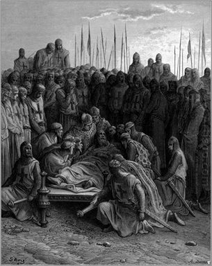 Mort de Baudouin I Le roi latin de Jérusalem 1877
