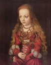 Portrait d'une princesse saxonne 1517