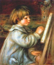 Portrait Of Claude Renoir Lukisan 1907