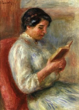 Brieflezende vrouw 1906