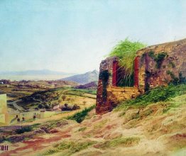 Paisagem com ruínas