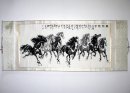 Kuda - Mounted - Lukisan Cina