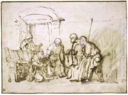 Jacob Mostrado o brasão de Joseph 1657 Bloodstained
