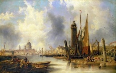 View of London with St. Paul\'s