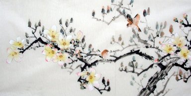 Birds & Flowers - Pittura cinese