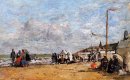 Trouville Beach Scene