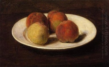 Still Life Of Four Peaches 1862