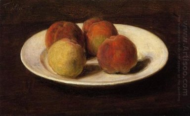 Still Life Di Quattro Pesche 1862