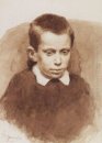Портрет S Матвеев в детстве 1881