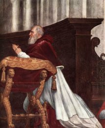Misa Of Bolsena Dari Stanza Dell Eliodor Detil 1514