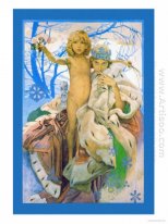 Poster-Präsentation von andersen s Schneekönigin