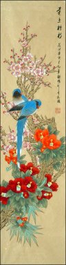 Vogels&Bloemen - Chinees schilderij