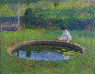 Madame Martin en la piscina en Marquayrol