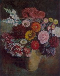 Bouquet Motley em um fundo escuro