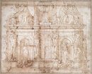 Design für Julius II Tomb Zweite Version
