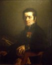 Portret van Javain Burgemeester van Cherbourg 1841