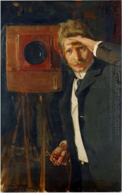 Retrato del fotógrafo Christian Franzen 1901