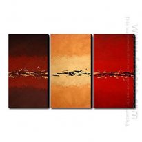 Hand Painted Oil Painting Abstract - Set of 3