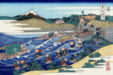 Die Fuji Von Kanaya auf der Tokaido
