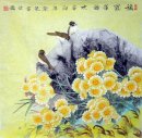 Pájaros y flores - pintura china