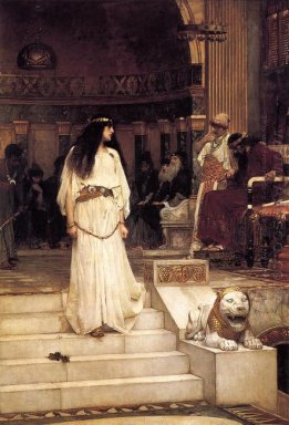 Mariamne Leaving The Judgement siège de Herod 1887