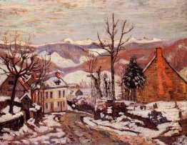 Vinter i Saint-Sauves-d'Auvergne