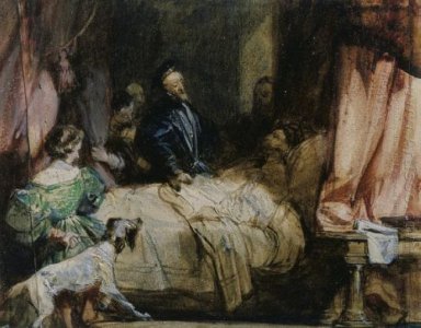 Charles V visites François Ier après la bataille de Pavie