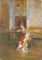 Escritura de la mujer joven