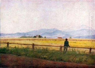Paesaggio con una figura maschile