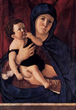 Oil Madonna And Child 2