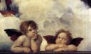 Putti Detail From The Sistine Madonna 1513