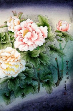 Peony - Pittura cinese