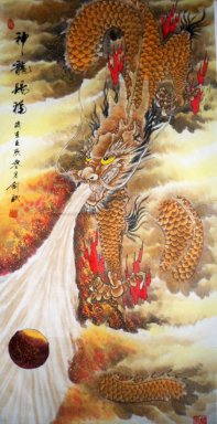 Dragon - Pittura cinese